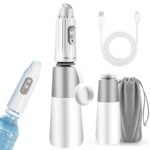 NEWDRU CleanStream Pro Portable Electric Travel Bidet | USB Rechargeable Handheld Hygiene Sprayer | 270ml Water Bottle, IPX7 Waterproof | Personal Care for Men, Women, Baby & Postpartum Use (Grey)