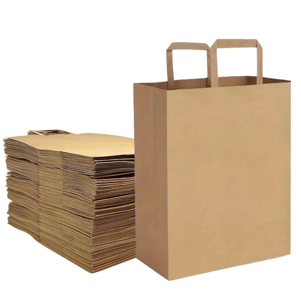 Aakriti Kraft Paper Gift Bags with Flat Handles – Brown 25 Pack, Large (12″ x 10″ x 5.5″) for Shopping, Home, Office, Retail & Merchandise Aakriti Kraft Paper Gift Bags with Flat Handles – Brown 25 Pack, Large (12″ x 10″ x 5.5″) for Shopping, Home, Office, Retail & Merchandise