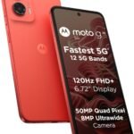 Motorola G35 5G (Guava Red, 4GB RAM, 128GB Storage) | Sleek Design | 50MP AI Camera | 5000mAh Battery