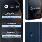 Motorola Razr 60 5G (Pantone Gibraltar Sea, 8GB RAM, 256GB Storage)