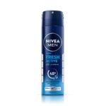 NIVEA MEN Fresh Active Original Deodorant for Men | 48 H Active Odour Protection | Long Lasting Smell Deo | Marine Fresh, Lemon and Sandalwood Fragrance | Dermatologically Approved | 150ml