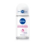 NIVEA Natural Glow Smooth Skin Deodorant Roll On for Women with Vitamin C, Vitamin E, Avocado oil and Licorice Extract | 72 H Even Toned, Smooth & Beautiful Underarms | 0% Alcohol |50 ml
