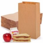Rangit Bhumi – Brown Paper Lunch Bags – 6.5X11X3.5 In Small 50Pcs- Kraft Paper Carry Bags For Grocery, Snacks Food Take Away, Disposable Eco Friendly Paper Covers(Small, 50) – Fold Top
