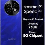 realme P1 Speed 5G (Brushed Blue, 12GB RAM, 256GB Storage)| 24GB DRAM | Expandable Upto 2TB | 6.67″ Full HD+ Display | 50MP + 2MP Rear Camera | 16MP Front Camera | Dimensity 7300 Energy Processor
