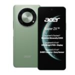 Acer Super ZX 5G (Cosmic Green, 4GB RAM, 128GB Storage) | 120 Hz FHD+ Display | 5000 mAh Ultra-Thin Battery | Dimensity 6300 5G Processor | Sony 64MP AI Camera