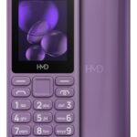 HMD 105 Keypad Phone with Built-in UPI App, Phone Talker, Long-Lasting Battery, Wireless FM Radio | Purple