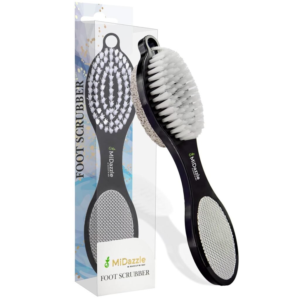 Midazzle 4 In 1 Foot Pedicure Brush, Pumice Stone, Scrubber & File For Soft Care Midazzle 4 In 1 Foot Pedicure Brush, Pumice Stone, Scrubber & File For Soft Care