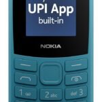 Nokia 106 4G Keypad Phone with 4G, Built-in UPI Payments App, Long-Lasting Battery, Wireless FM Radio & MP3 Player, and MicroSD Card Slot | 1 Year Replacement Guarantee | Blue