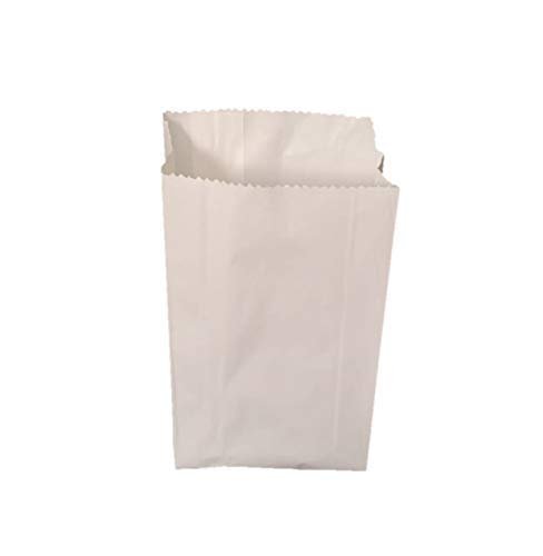Butter or Parchment Paper Bags for Food, Snack, Sandwich,Pastry, Glassine Bags, Wax Cookie – Size 5″ Length X 11″ Height X 3″ Width White Colour Pack of 50