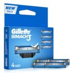 Gillette Mach 3 Manual Shaving Razor Blades – 4s Pack (Cartridge)