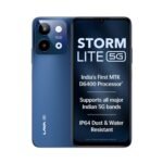 Lava Storm Lite 5G (Astral Blue, 4+4*GB RAM, 64GB Storage) | India’s First MTK Dimensity 6400 Processor | 50MP AI Camera | IP64 Rated | 120 Hz Display | 5000mAh Battery | Supports All 5G Bands