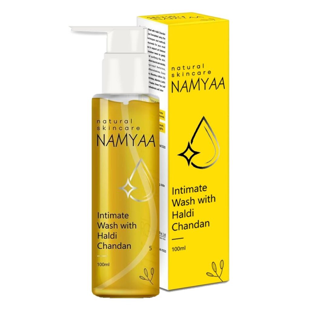 Namyaa Haldi Chandan Intimate Hygiene Wash | With Germ and Odour Protection | pH Balanced 100g