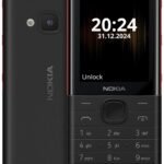 Nokia 5310 Dual SIM Keypad Phone with MP3 Player, Wireless FM Radio and Rear Camera with Flash | 1 Year Replacement Guarantee | Black/Red