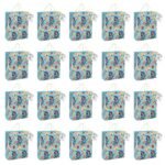 SAINIK’S – ACCESS TO QUALITY Bold Flowers Design Paper Bags/Gift Bag, Goodies Bag, Promotional Bag For Wedding Pack of 20 (25 X 20 X 8) CM