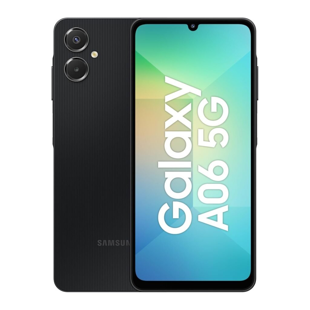 Samsung Galaxy A06 5G (Black, 4GB RAM, 128GB Storage)_with Other Offers