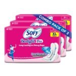 Sofy Bodyfit Pro XL – 290mm | 54 pads | Women Sanitary Pads | Leakage Protection | Long Lasting | Deep Absorption | Centre Thick Fit | Comfy Dry Cover | X-Large