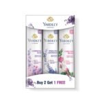 Yardley London Refreshing Deo Body Spray Tripack (English Lavender + English Rose + Morning Dew) for Women, 150ml Each (Pack of 3)