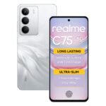 realme C75 5G Smartphone Android 15 6GB RAM 128GB ROM Display 6.67″ FHD 120Hz 6000mAh Battery 45W Charge Dual SIM Support AI Camera Fingerprint WiFi GPS White