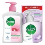 Dettol Liquid Handwash (Skincare) – 200 ml with Free Liquid Handwash – 175 ml (Skincare)