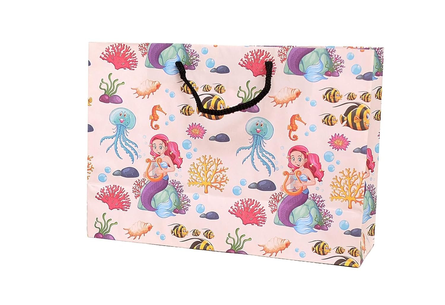 Gift Bags – Small Paper Bags for Return Gifts – Party Favor Goodie Bags, Small Carry Bags Size 10x4x7 Inches for Gifting, Paper Gift Covers- Paper Bags (Pack of 5)