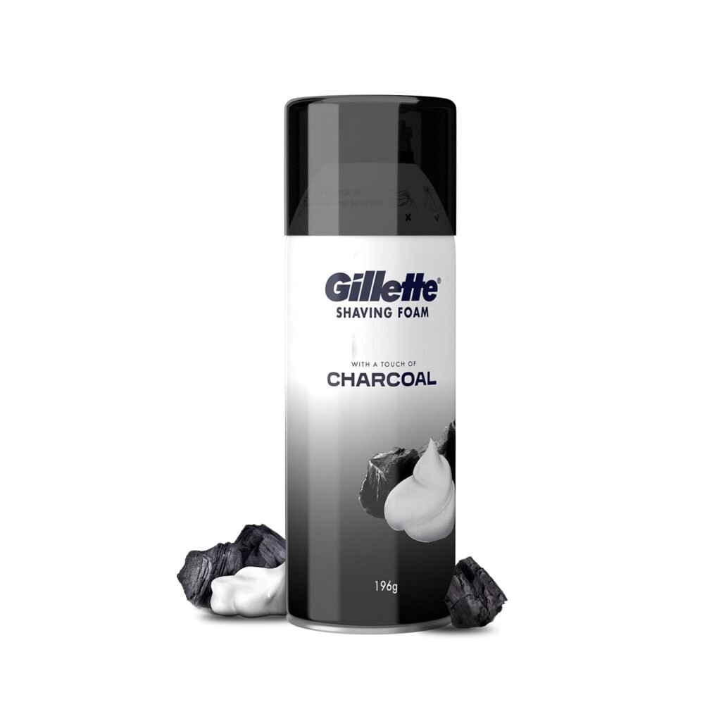 Gillette Pre Shave foam | Charcoal | 196 gm