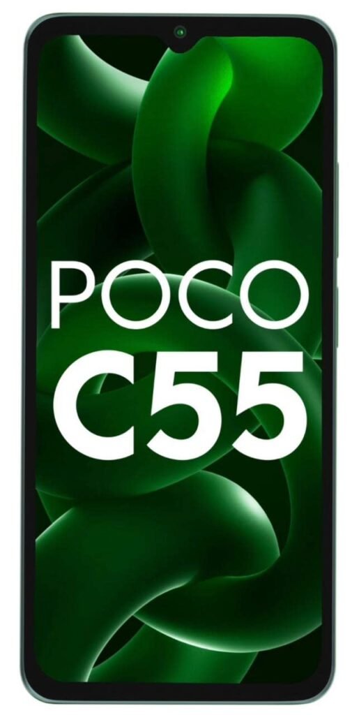POCO C55 (Forest Green, 6GB RAM, 128GB Storage)