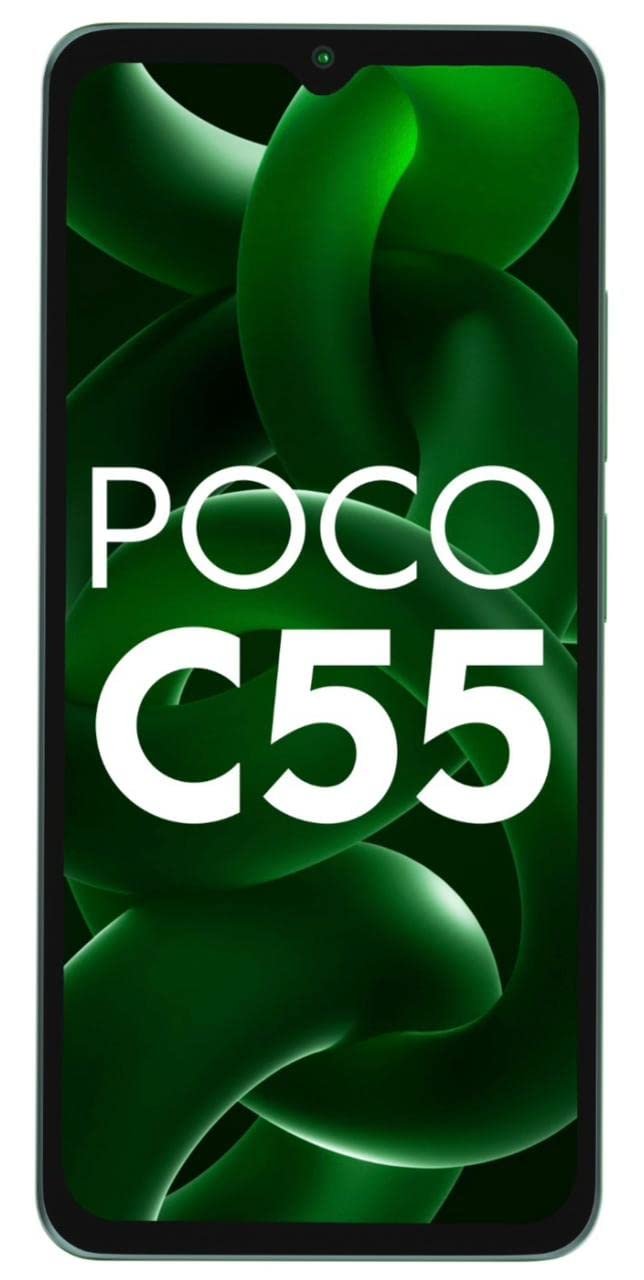 POCO C55 (Forest Green, 6GB RAM, 128GB Storage)