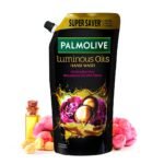 Palmolive Luminous Oils Invigorating Liquid Hand Wash, 750ml Refill Pack with Macadamia Oil and Peony Extracts