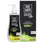 Pee Safe Intimate Wash For Women 200ml Natural Ayurvedic with Lemongrass Fragrance and 100% Alcohol-Free | pH Balanced | Paraben-Free | Sulfate-Free