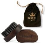 RUBAB MEN Travel Friendly Nylon Bristle Beard Brush for Men | Tame your Beard like a King!