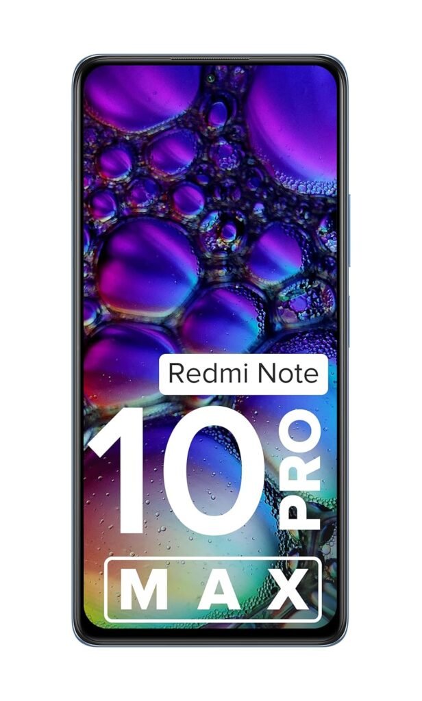 Redmi Note 10 Pro Max (Glacial Blue, 6GB RAM, 128GB Storage) -108MP Quad Camera|120Hz Super Amoled Display