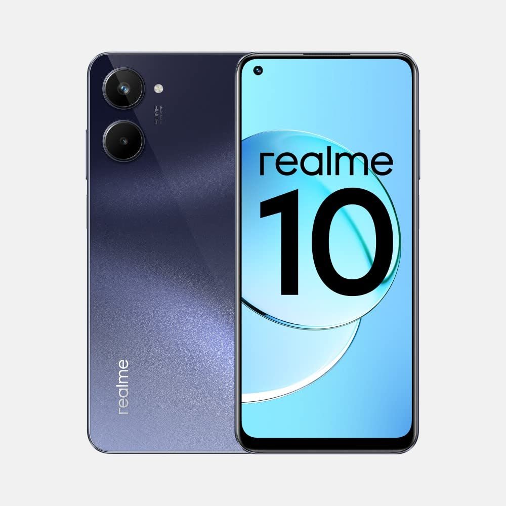 realme 10 (Rush Black, 4 GB Ram, 64 GB RAM Storage)