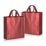 Drapme Medium Size Pack of 10 Pcs Matt Metallic Laminated Non-Woven Reusable Eco-Friendly Party Return Gift Bags (Maroon) (Medium 12x13x4 Inch) Drapme Medium Size Pack of 10 Pcs Matt Metallic Laminated Non-Woven Reusable Eco-Friendly Party Return Gift Bags (Maroon) (Medium 12x13x4 Inch)