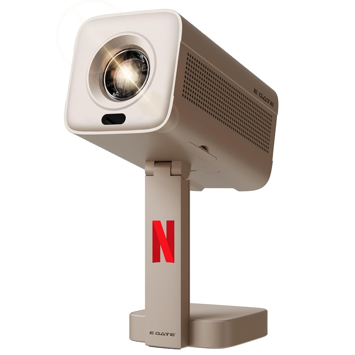 E GATE Atom 4X+ Fully Automatic Projector 4k Ultra HD | Whale TV+ Live TV on Android | Brightest 400 ISO | Native 1080p, Netflix, Prime | USB-HDMI ARC+CEC | HDR+HLG | WiFi 6, BT, Egate Projectors Gold E GATE Atom 4X+ Fully Automatic Projector 4k Ultra HD | Whale TV+ Live TV on Android | Brightest 400 ISO | Native 1080p, Netflix, Prime | USB-HDMI ARC+CEC | HDR+HLG | WiFi 6, BT, Egate Projectors Gold