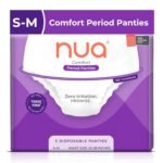 Nua 360° Comfort Period Panties (S-M) | Pack of 5 | Ultra-Absorbent | Zero Irritation | 4x Comfort | For Heavy Flow | No rashes | Leakproof | Seamless | 100% Toxic-Free, Dermatologically Tested