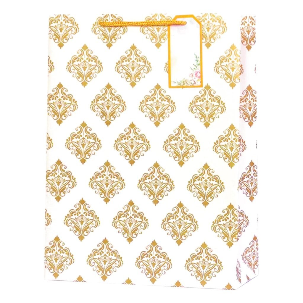 Paper Bags for gifting – Gift Bag Medium Size (23 x 30 x 9 cm) – Paper Bags for Return Gift for Birthday Wedding Diwali – Pack of 10 Paper Bags for gifting – Gift Bag Medium Size (23 x 30 x 9 cm) – Paper Bags for Return Gift for Birthday Wedding Diwali – Pack of 10