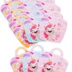 TERA 13 Candy Cookies Portable Zip Handbag (12 pcs) Gift Bag Hand Goody Bagback to School Party Favor Handbag Pouches for Kids School Supplies, Picnic, Birthday Gifts Carry Bag