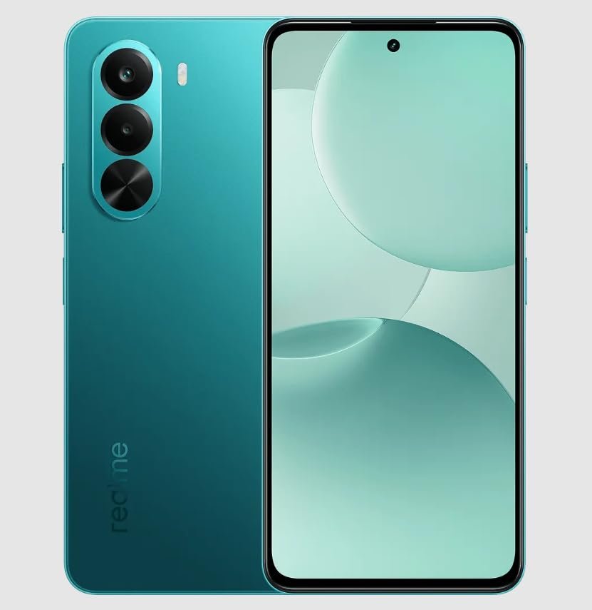 realme P4x 5G Smartphone, Lake Green, 8GB RAM, 256GB Storage