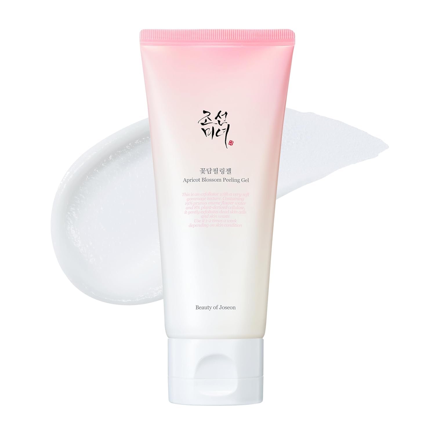 Beauty of Joseon Apricot Blossom Peeling Gel Soft Exfoliating Face and Body Scrub Dead Skin Cells Remover for All Skin Types, Korean Skincare for Men Women, 100ml