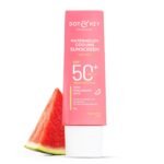 Dot & Key Watermelon Cooling Sunscreen In – Vivo Tested SPF 50+ PA++++ | With Hyaluronic Acid, Instantly Cools Skin, Broad Spectrum Protection | Controls Excess Oil, Checks Tanning, No White Cast, All Skin Types | 50g