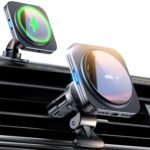 ESR for 15W MagSafe Car Mount Charger, MagSafe Car Charger, Air Vent/Dashboard Magnetic Wireless Car Charger, Car Phone Holder for iPhone Air/17/16/15/14/13/12 Pro Max, S25, Pixel 10