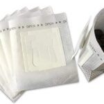 MTROYALDIA 50 Pieces Portable Coffee Filter Paper Bag Hanging Ear Drip Coffee Bag Single Serve Disposable Drip Coffee Filter Bag Perfect for Travel, Camping, Home