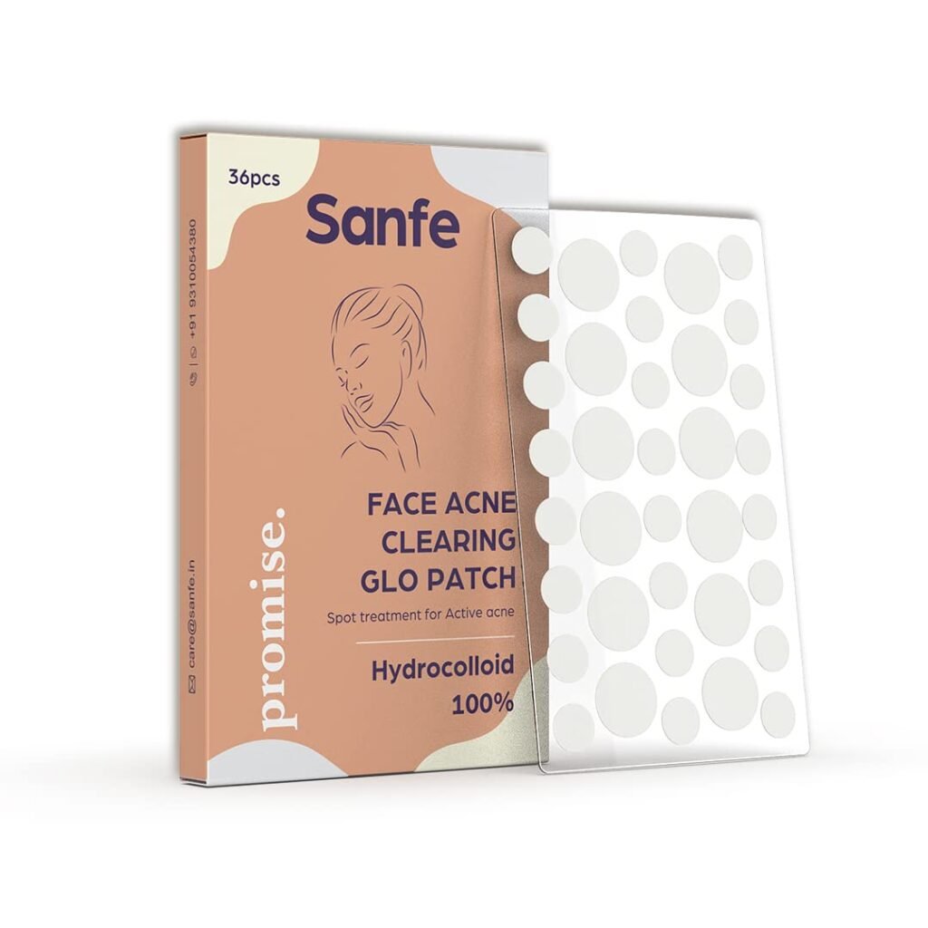 Sanfe Promise Face Acne Pimple Patch – Pack of 36 | Pimple Healing & Spot Clearing Patch | Absorbing Cover |Invisible, Blemish Spot, Hydrocolloid, Skin Treatment Sanfe Promise Face Acne Pimple Patch – Pack of 36 | Pimple Healing & Spot Clearing Patch | Absorbing Cover |Invisible, Blemish Spot, Hydrocolloid, Skin Treatment