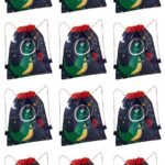 TERA 13 Gift Bag For Boys (12 Pcs) Dinosaur Non-Woven Dorri Bag For Boys, Return Gifts Bag For Kids,Multipurpose Reusable Carry Bag,Birthday Gifts Party Dorri Bag, Drawstring Bags Return Gifts