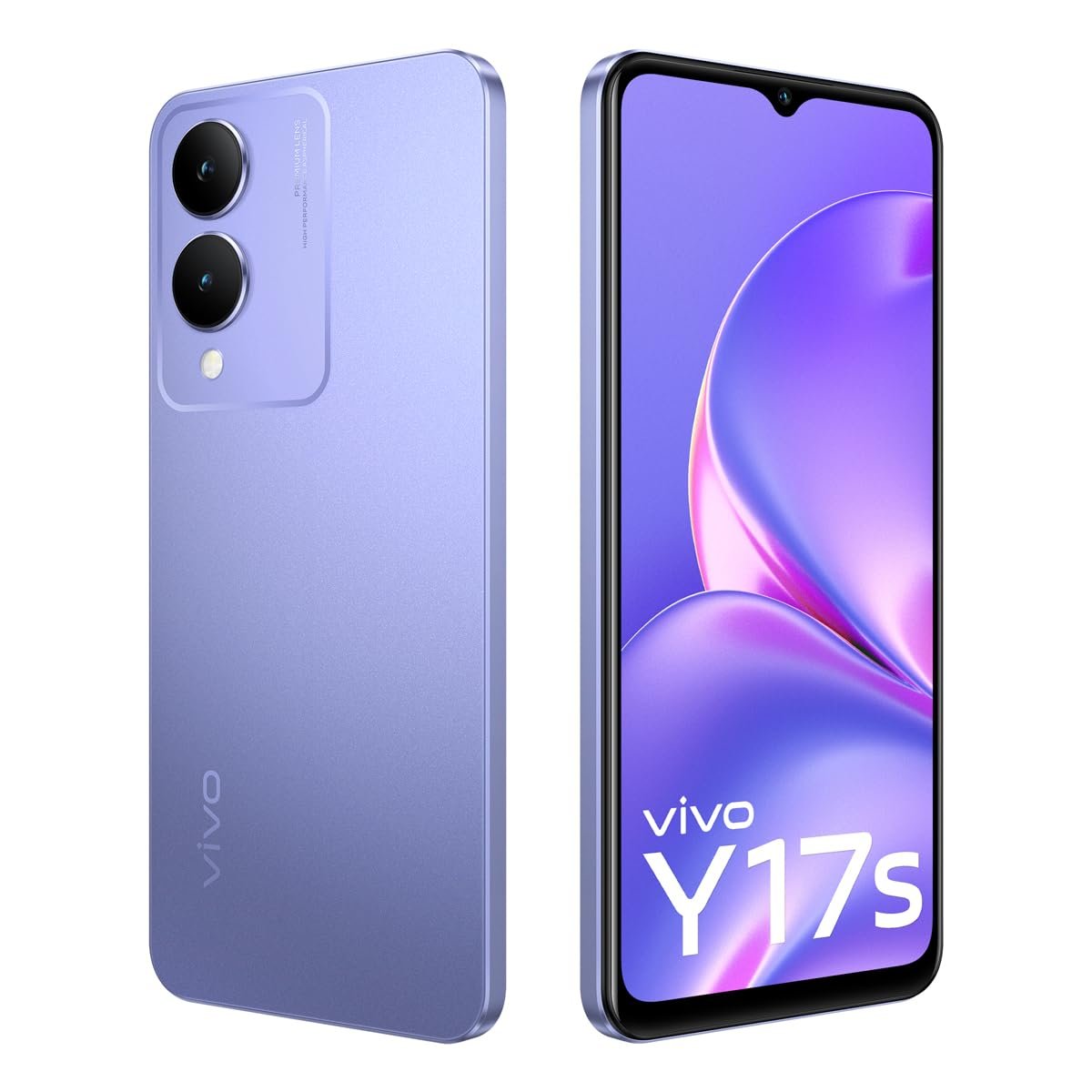 Vivo Y17s (Glitter Purple, 4GB RAM, 64GB Storage) with No Cost EMI/Additional Exchange Offers
