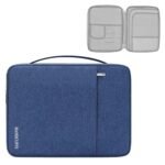 Handcuffs Document Organizer | Waterproof | Portfolio | Zipper | Case | Bags | Professional | A4 Paper | File | Folders | Certificates | Storage Bags (Blue)