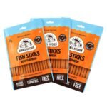 Kennel Kitchen Soft Baked Fish Sticks Treats for Dogs, 100g (Pack of 3) | Soft Dog Chew Sticks | Dog Treats for Adult Dogs and Puppies