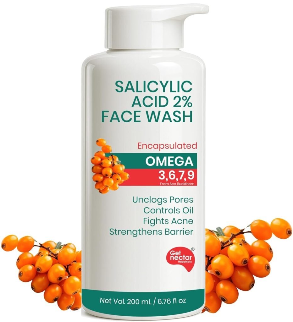 Korean Glow Essence 2% Salicylic Acid Face Wash for Oily & Acne-Prone Skin | Encapsulated | Omega 3,6,7,9 | Unclogs Pores, Controls Oil, Fights Acne, Soothes Redness 200ml(Pack Of 1) Korean Glow Essence 2% Salicylic Acid Face Wash for Oily & Acne-Prone Skin | Encapsulated | Omega 3,6,7,9 | Unclogs Pores, Controls Oil, Fights Acne, Soothes Redness 200ml(Pack Of 1)