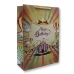 Rendrops Carnival Birthday Paper Bag|Birthday Party Decorative Goodie Bag|Reurn Gift Paper Bag (Pack Of 10),Multi Colour