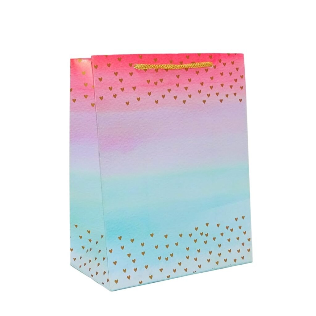 Skywalk Gift Bags-Medium Paper Bags For Return Gifts-Party Favor Goodie Bags,Medium Carry Bags For Gifting,Paper Gift Covers- Paper Bags(Pack Of 10,Golden Hearts) Skywalk Gift Bags-Medium Paper Bags For Return Gifts-Party Favor Goodie Bags,Medium Carry Bags For Gifting,Paper Gift Covers- Paper Bags(Pack Of 10,Golden Hearts)